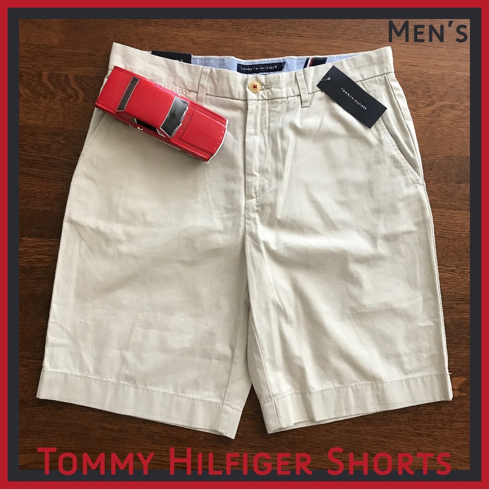 Men's Tommy Hilfiger Khaki Shorts NWT 33 35